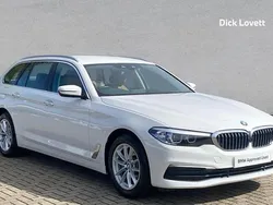 White Used 2017 BMW 520 Sport Line Estate | £18,444 (Fair price)