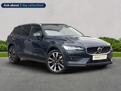 Blue Used 2022 Volvo V60 CC Ultimate Estate | £32,875 (Expensive)