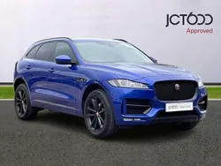 Blue Used 2018 Jaguar F-Pace R-Sport SUV | £17,230 (Fair price)
