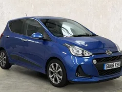 Blue Used 2018 Hyundai i10 Premium SE Hatchback | £7,990 (Fair price)