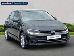 Black Used 2022 VW Polo Style Hatchback | £15,679 (Fair price)
