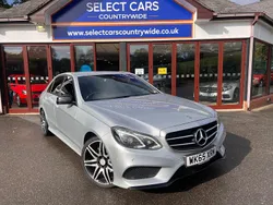 Silver Used 2015 Mercedes E220 AMG Sedan | £7,495 (Fair price)