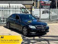 Black Used 2013 Mercedes C250 AMG Sedan | £7,895 (A bit pricey)