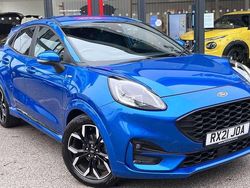 Blue Used 2021 Ford Puma Gen-E ST-Line X SUV | £13,944 (Fair price)