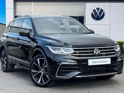 Black New 2025 VW Tiguan Allspace R-line SUV | £34,989 (Fair price)