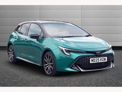 Super green with black roof Used 2025 Toyota Corolla Sport Hatchback | £27,495 (A bit pricey)