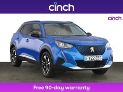Blue Used 2022 Peugeot e-2008 Allure Premium SUV | £12,849 (Fair price)