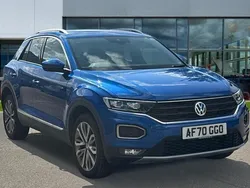 Blue Used 2020 VW T-Roc SEL SUV | £16,921 (Fair price)