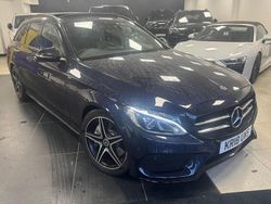 Blue Used 2018 Mercedes C250 AMG Line Premium Plus Estate | £10,995 (Super price)