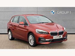 Sunset orange metallic paint Used 2021 BMW 218 Luxury Line Estate | £19,495 (Fair price)