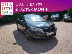 Black Used 2016 DS Automobiles DS4 Prestige Hatchback | £7,799 (Fair price)