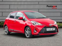 Red Used 2019 Toyota Yaris Hatchback | £11,950 (Fair price)