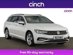 White Used 2021 VW Passat SE Estate | £12,999 (Good price)