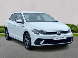 White Used 2023 VW Polo R-line Hatchback | £19,249 (Fair price)