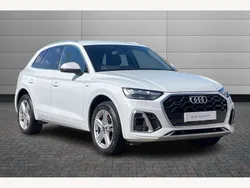 Glacier white Used 2023 Audi Q5 S-Line SUV | £33,495 (Good price)
