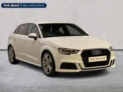 White Used 2019 Audi A3 S-Line Hatchback | £13,384 (Good price)