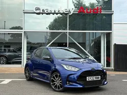 Blue Used 2022 Toyota Yaris Hybrid Sport Hatchback | £17,450 (Fair price)