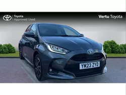 Grey Used 2023 Toyota Yaris Hybrid Design Hatchback | £18,085 (Fair price)
