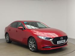 Red Used 2020 Mazda 3 Inclusive Sedan | £15,498 (Fair price)