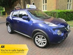 Metallic blue Used 2015 Nissan Juke Acenta Premium SUV | £4,690 (Good price)
