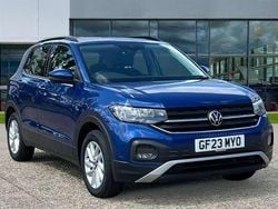 Reef blue metallic Used 2023 VW T-Cross Edition SUV | £16,831 (Fair price)