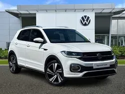Pure white Used 2022 VW T-Cross R-line SUV | £18,245 (Good price)
