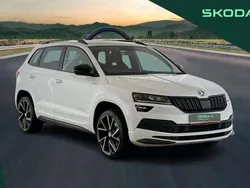 White Used 2020 Skoda Karoq SportLine SUV | £20,690 (Expensive)
