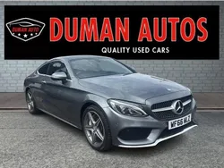 Grey Used 2016 Mercedes C250 AMG Line Premium Coupe | £15,495 (A bit pricey)