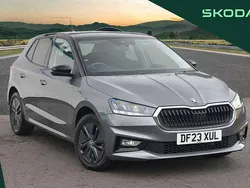 Graphite grey metallic body / black magic pearl effect roof Used 2023 Skoda Fabia Colour Edition Hatchback | £15,495 (Fair price)
