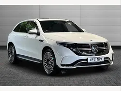 White Used 2021 Mercedes EQC400 AMG Line Premium Plus SUV | £30,250 (Expensive)