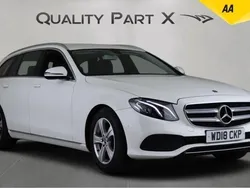White Used 2018 Mercedes E220 SE Estate | £14,680 (Super price)