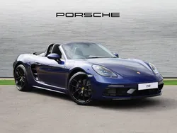 Gentian blue metallic New 2025 Porsche 718 Boxster Edition | £65,000