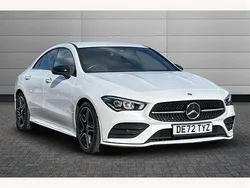 White Used 2022 Mercedes CLA200 AMG Line Premium Coupe | £25,650 (Fair price)