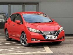 Red Used 2019 Nissan Leaf Tekna Hatchback | £9,399 (Fair price)