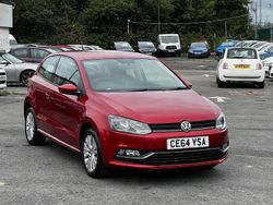 Red Used 2014 VW Polo SE Hatchback | £3,695 (Fair price)