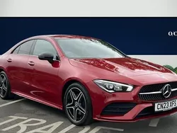Red Used 2023 Mercedes CLA180 AMG line Sedan | £24,995 (Fair price)