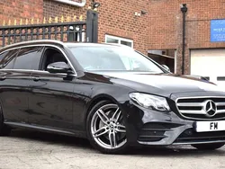 Black Used 2019 Mercedes E220 AMG line Estate | £18,750 (Fair price)