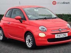 Special glam coral Used 2017 Fiat 500 Pop Star Hatchback | £6,046 (Fair price)