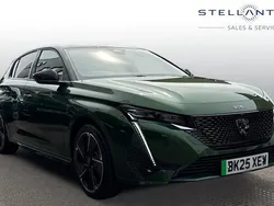 Green Used 2025 Peugeot e-308 GT Hatchback | £32,995