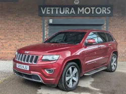 Red Used 2015 Jeep Grand Cherokee Overland SUV | £12,500 (Good price)