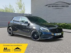 Black Used 2018 Mercedes A180 AMG Line Premium Hatchback | £13,390 (Fair price)