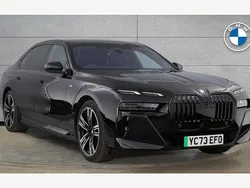 Black Used 2023 BMW i7 M Sport Sedan | £67,795 (Fair price)
