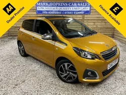 Yellow Used 2018 Peugeot 108 Collection Hatchback | £6,995 (A bit pricey)