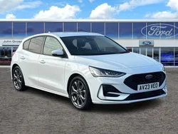 White Used 2023 Ford Focus ST-Line Hatchback | £16,595 (Fair price)