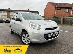 Silver Used 2013 Nissan Micra Visia Hatchback | £2,595 (Good price)