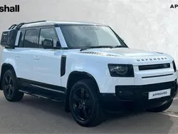 White Used 2024 Land Rover Defender HSE Dynamic SUV | £64,486 (A bit pricey)