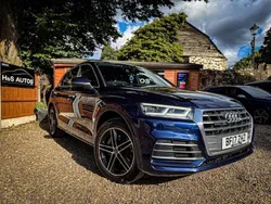 Blue Used 2017 Audi Q5 S-Line SUV | £18,200 (Fair price)
