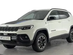 White Used 2022 Jeep Compass Trailhawk SUV | £16,420 (Good price)