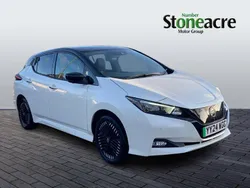White Used 2024 Nissan Leaf Tekna Hatchback | £17,750 (Fair price)