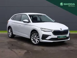 Moon white metallic Used 2024 Skoda Scala SE L Hatchback | £19,495 (Fair price)